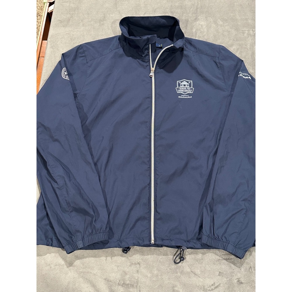 Polo Golf Ralph Lauren Navy 2015 Senior PGA Championship Jacket Womens Large